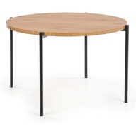 Okrúhly stôl 120 cm do obývacej izby Loft MODE, Zlatý dub