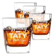 GRAVÍROVANÉ POHÁRE NA WHISKY 4 DARČEK KU DŇU OTCOV GRAVÍROVANÉ POHÁRE NA WHISKY 4 DARČEK KU DŇU OTCOV