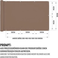 KRYT BALKÓNOVEJ TERASY, HNEDÁ, 0,85x4,5M KRYT BALKÓNOVEJ TERASY, HNEDÁ, 0,85x4,5M