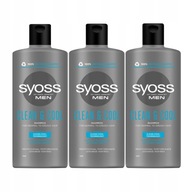 Syoss MEN Clean&Cool vlasový šampón 3 x 440 Syoss MEN Clean&Cool vlasový šampón 3 x 440