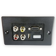 Multimediálny panel VGA, HDMI, 3xRCA, Jack 3,5 mm Multimediálny panel VGA, HDMI, 3xRCA, Jack 3,5 mm