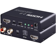 HDMI 4K60 Toslink SPDIF RCA L/R audio extraktor