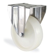 Pevné koliesko 80mm/120kg vyrobené z nerezovej ocele Pevné koliesko 80mm/120kg vyrobené z nerezovej ocele