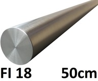 Priemer tyče z nehrdzavejúcej ocele 18 mm, trieda 1.4104 | 50 cm