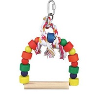 Hračka pre malé a stredné papagáje Rainbow Swing Hračka pre malé a stredné papagáje Rainbow Swing