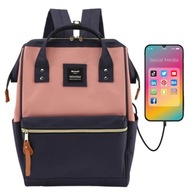 Mestský batoh Himawari s priestorom pre športový notebook, priestranný rozmer A4 Mestský batoh Himawari s priestorom pre športový notebook, priestranný rozmer A4