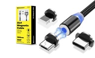 WOZINSKY 3v1 USB / USB-C micro-USB kábel pre Iphone