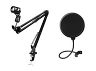 Stojan na stolový mikrofón + POP FILTER