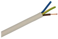 KÁBLOVÝ kábel H03VV-F 3x1,50mm2 lanko [1mb]