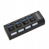 HUB USB 3.0 4 porty x4 SPLITTER Splitter HUB USB 3.0 4 porty x4 SPLITTER Splitter