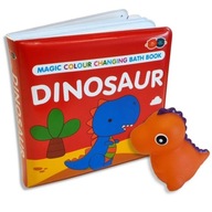 Hračky do vane a knižky na kúpanie, ktoré menia farbu dinosaurov Hračky do vane a knižky na kúpanie, ktoré menia farbu dinosaurov