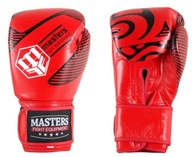 Kožené boxerské rukavice MASTERS RBT-RED 12 oz
