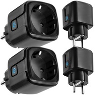 4x ZÁSUVKA ČASOVAČA WiFi SMART TUYA ČASOVAČ WATT METER 16A 4x ZÁSUVKA ČASOVAČA WiFi SMART TUYA ČASOVAČ WATT METER 16A