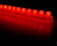 Červený silikónový LED pásik STR8 120 mm