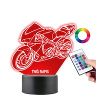 Honda CBR Motor 16-farebná stolová lampa LED PLEXIDO Honda CBR Motor 16-farebná stolová lampa LED PLEXIDO