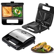 Sendvičovač panini sendvičovač elektrický čierny MPM MOP-48M Sendvičovač panini sendvičovač elektrický čierny MPM MOP-48M