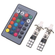 RGB LED ŽIAROVKY H1 2ks 16 FARIEB + DIAĽKOVÉ OVLÁDANIE RGB LED ŽIAROVKY H1 2ks 16 FARIEB + DIAĽKOVÉ OVLÁDANIE