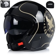 MOTOCYKLICKÁ PRILBA LS2 OF599 LESK OTVORENÝ PRE SCHOPPER SKÚTER + BLENDA MOTOCYKLICKÁ PRILBA LS2 OF599 LESK OTVORENÝ PRE SCHOPPER SKÚTER + BLENDA
