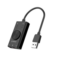 Orico USB 2.0 externá zvuková karta 10cm TRRS
