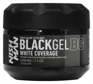 Nishman Black Gel odmasťovací gél na vlasy 300 ml Nishman Black Gel odmasťovací gél na vlasy 300 ml