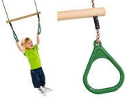 Gymnastická hojdačka Trapeze pre deti JF zelená Gymnastická hojdačka Trapeze pre deti JF zelená