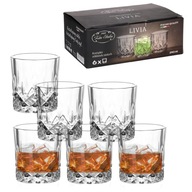 SADA 6 POHÁROV NA WHISKY POHÁRE NA NÁPOJE 290ml DARČEK SADA 6 POHÁROV NA WHISKY POHÁRE NA NÁPOJE 290ml DARČEK