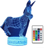 3D LED LAMPA SHREK DONKEY DONKEY FIONA COLOR + DIAĽK 3D LED LAMPA SHREK DONKEY DONKEY FIONA COLOR + DIAĽK