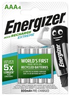 4x ENERGIZER EXTREME AAA R03 800mAh BATÉRIE 4x ENERGIZER EXTREME AAA R03 800mAh BATÉRIE