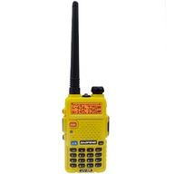 Dvojpásmové rádio Baofeng UV-5R 5W žlté