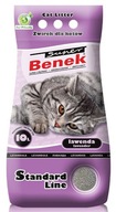 Podstielka pre mačky Super Benek Levanduľa fialová 10L