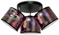 LUSTROVÉ STROPNÉ ZÁVESNÉ LAMPA GAMING 3 LED LAMPA DO IZBY MLÁDEŽE LUSTROVÉ STROPNÉ ZÁVESNÉ LAMPA GAMING 3 LED LAMPA DO IZBY MLÁDEŽE