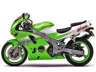 Nálepky FOOQS na motocykel KAWASAKI ZX-6-R 1996