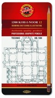 Koh-I-Noor ceruzky ART HB-10H 12 KS. 1502/I