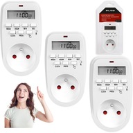 3x ČASOVAČ ČASOVAČ DIGITÁLNY SPÍNAČ LCD 1 MIN PREPÍNAČ 8 NASTAVENÍ 3x ČASOVAČ ČASOVAČ DIGITÁLNY SPÍNAČ LCD 1 MIN PREPÍNAČ 8 NASTAVENÍ