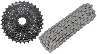 SHIMANO CS-HG31 CN-HG40 Kazeta 8s 11-30 a reťaz SHIMANO CS-HG31 CN-HG40 Kazeta 8s 11-30 a reťaz