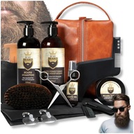 Kozmetická taštička Beard Set Oil Balm Brush Care DARČEK Kozmetická taštička Beard Set Oil Balm Brush Care DARČEK