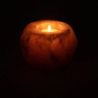Soľná lampa na sviečku - čajová sviečka Soľná lampa na sviečku - čajová sviečka