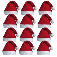 MIKULÁŠKA VIANOČNÁ ČIAPKA Santa Claus 12 ks MIKULÁŠKA VIANOČNÁ ČIAPKA Santa Claus 12 ks