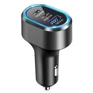 Výkonná autonabíjačka 2 x USB Type-C + USB - 85 W Výkonná autonabíjačka 2 x USB Type-C + USB - 85 W