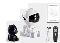 Nočná lampa pre deti, projektor hviezd, astronaut s gitarou, pilot, čierna Nočná lampa pre deti, projektor hviezd, astronaut s gitarou, pilot, čierna