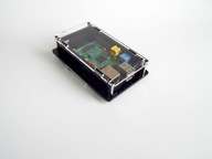 Puzdro pre Raspberry Pi model B na DIN lištu
