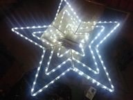 LIGHT STAR VEĽKÉ 80 cm STUDENÉ BIELE LED SVIETIDLÁ TRVALO SVETELNÉ