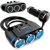 ĽAHŠIA ZÁSUVKOVÁ ROZDELOVAČKA 2X USB NABÍJAČKA ĽAHŠIA ZÁSUVKOVÁ ROZDELOVAČKA 2X USB NABÍJAČKA