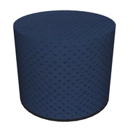 Okrúhly ozdobný puf, Royal Navy Blue Okrúhly ozdobný puf, Royal Navy Blue