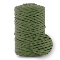BAVLNENÁ ŠNÚRA 5MM S KHAKI PLOHANÝM JADROM BAVLNENÁ ŠNÚRA 5MM S KHAKI PLOHANÝM JADROM