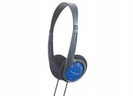 Panasonic RP-HT 010 E-A modré ľahké slúchadlá na uši XBS 30 mm