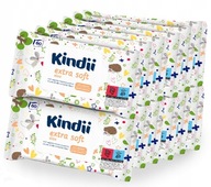 12 x Kindii Extra Soft Aloe vlhčené obrúsky 60 ks 12 x Kindii Extra Soft Aloe vlhčené obrúsky 60 ks