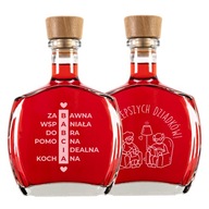 SKLENENÁ KARAFA FĽAŠA 0,5 l S GRAVÍNOM WHISKY SVADOBNÝ DEŇ STARÝCH RODIČOV SKLENENÁ KARAFA FĽAŠA 0,5 l S GRAVÍNOM WHISKY SVADOBNÝ DEŇ STARÝCH RODIČOV