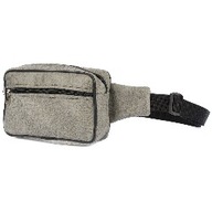 Pánska taška do pása Waist Bag Nastaviteľná nubuková koža sivá F48: Ko Pánska taška do pása Waist Bag Nastaviteľná nubuková koža sivá F48: Ko