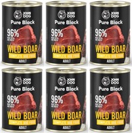 John Dog Pure Black Adult Wild Boar 6 x 400 g John Dog Pure Black Adult Wild Boar 6 x 400 g